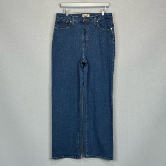 Madewell Denim - Madewell Jeans Women 31 Blue Perfect Vintage Wide Leg High Waist Stretch Denim